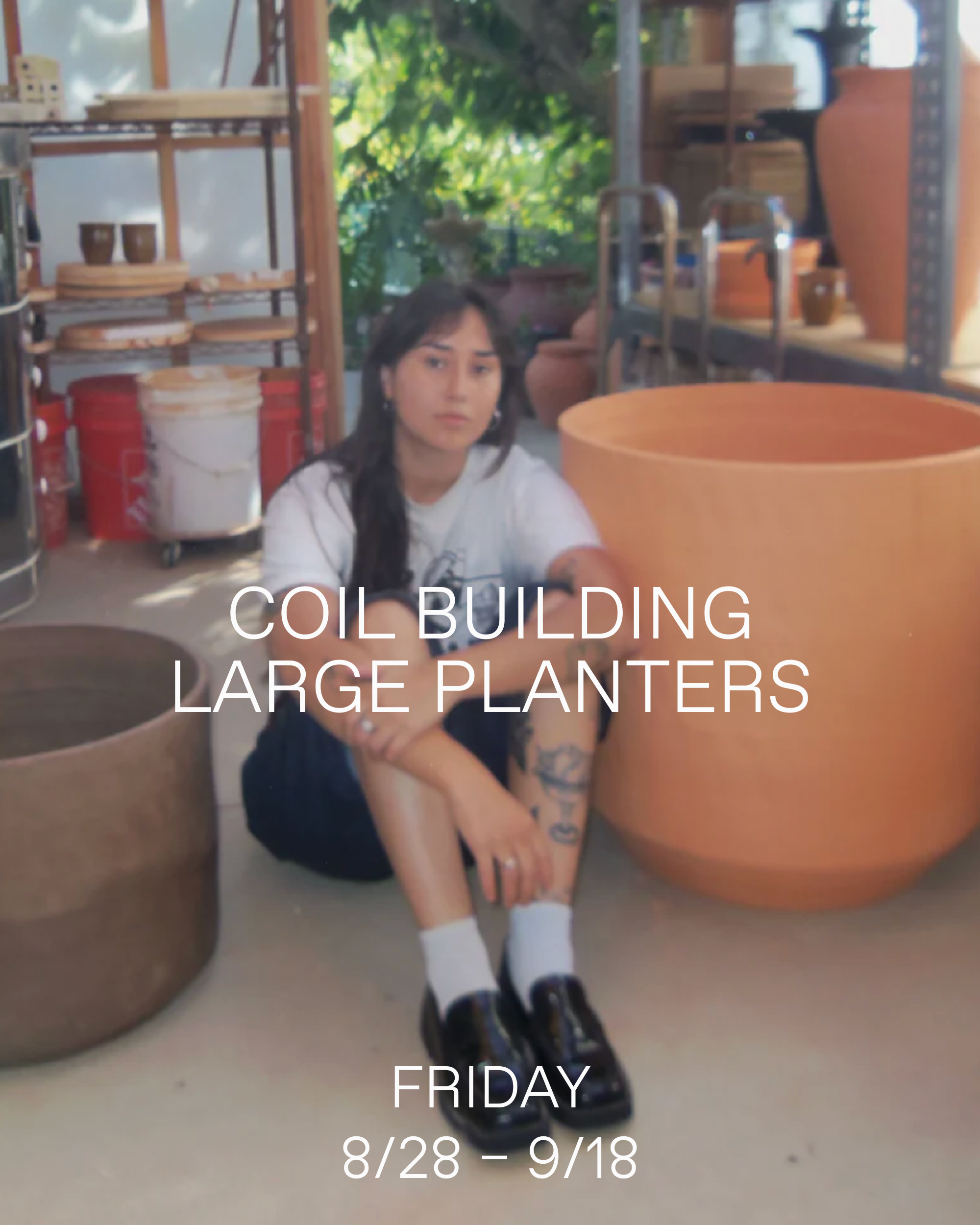 Coil Building Large Planters